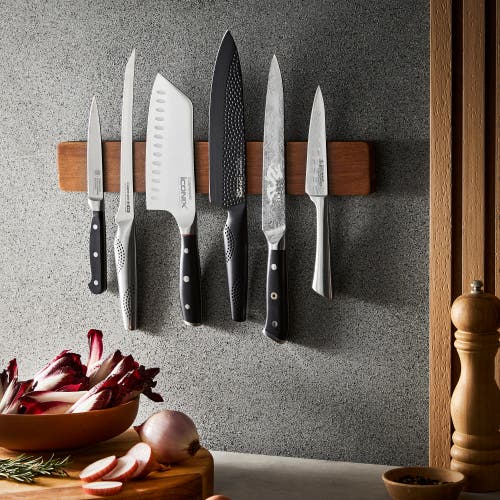 Cuisine::pro ® Id3® Magnetic Knife Holder 15.5" Acacia In Gray