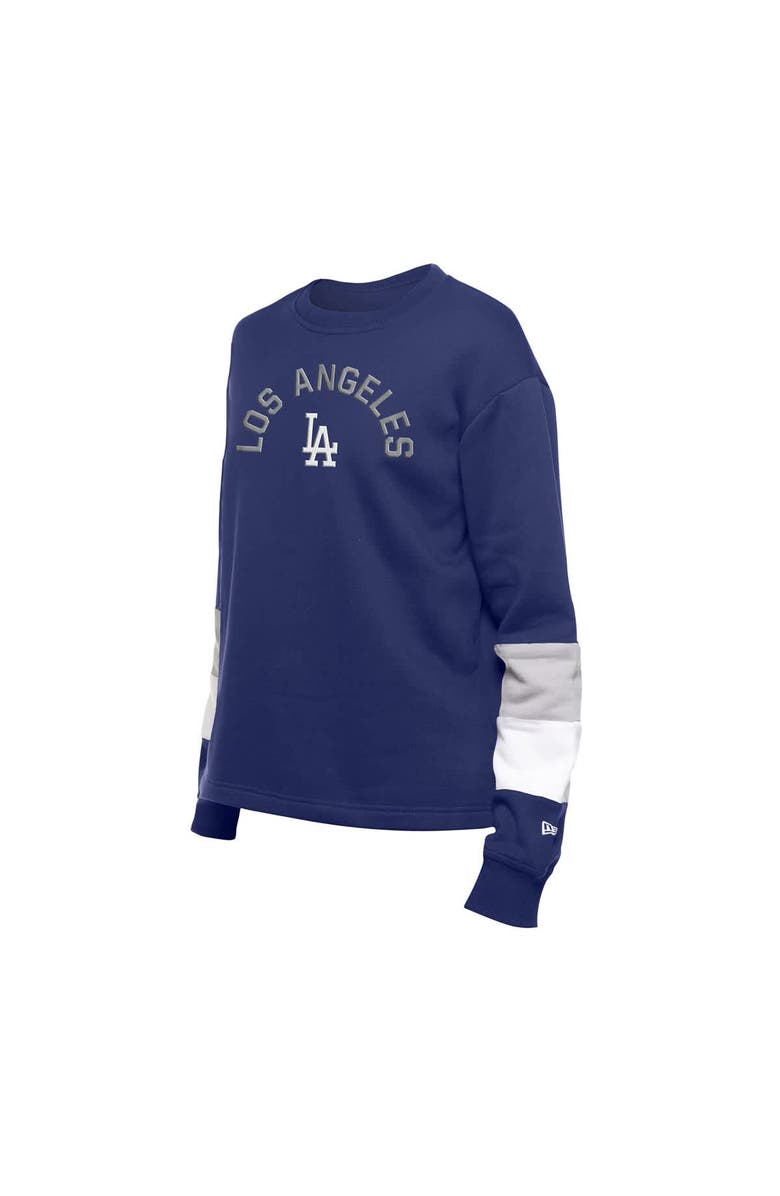 New Era Women's New Era  Blue Los Angeles Dodgers Game Day Color Pullover Sweatshirt, Alternate, color, Blue