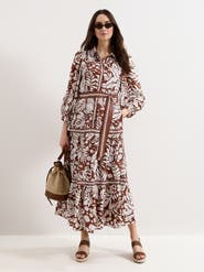 Phase Eight Coralie Tan Dress