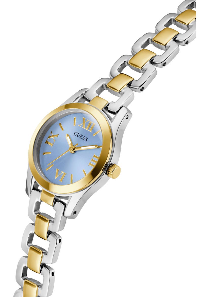 Veda Two-Tone Bracelet Watch, 28mm, Alternate, color, ICE BLUE