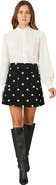 Yumi Corduroy Daisy Mini Skirt