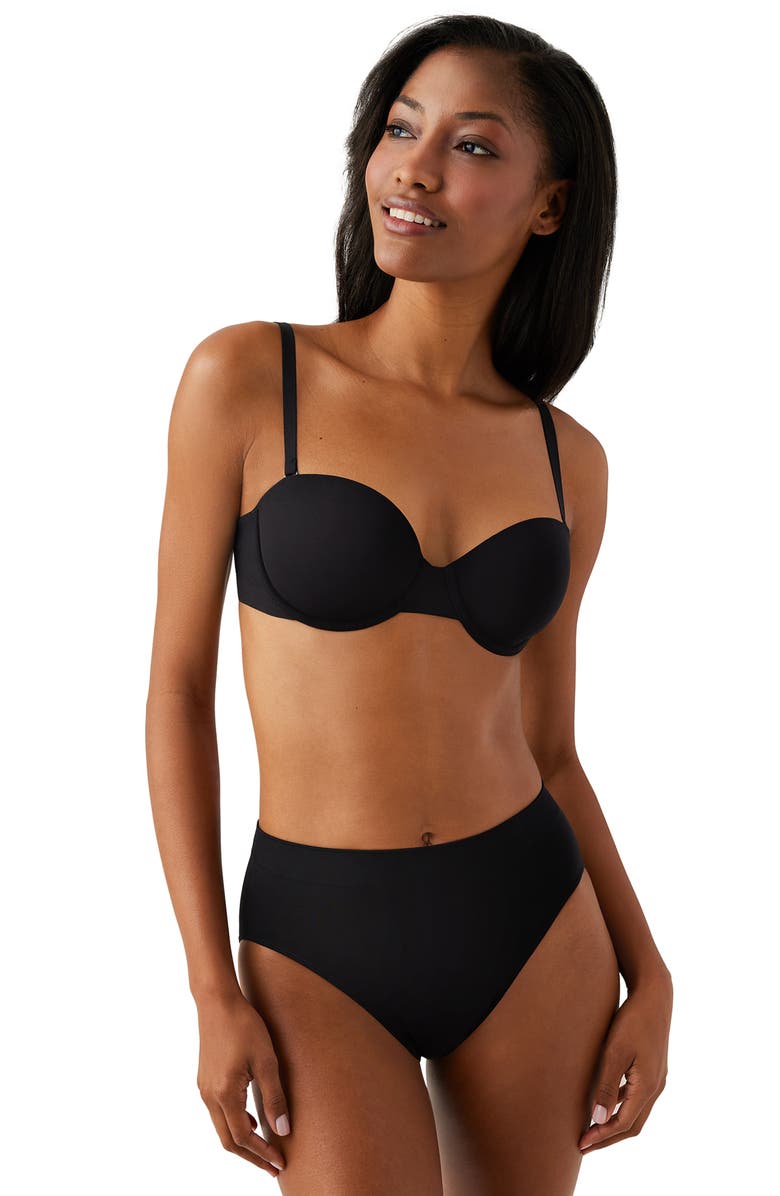 Wacoal Comfort First Strapless Underwire Bra, Alternate, color, Black