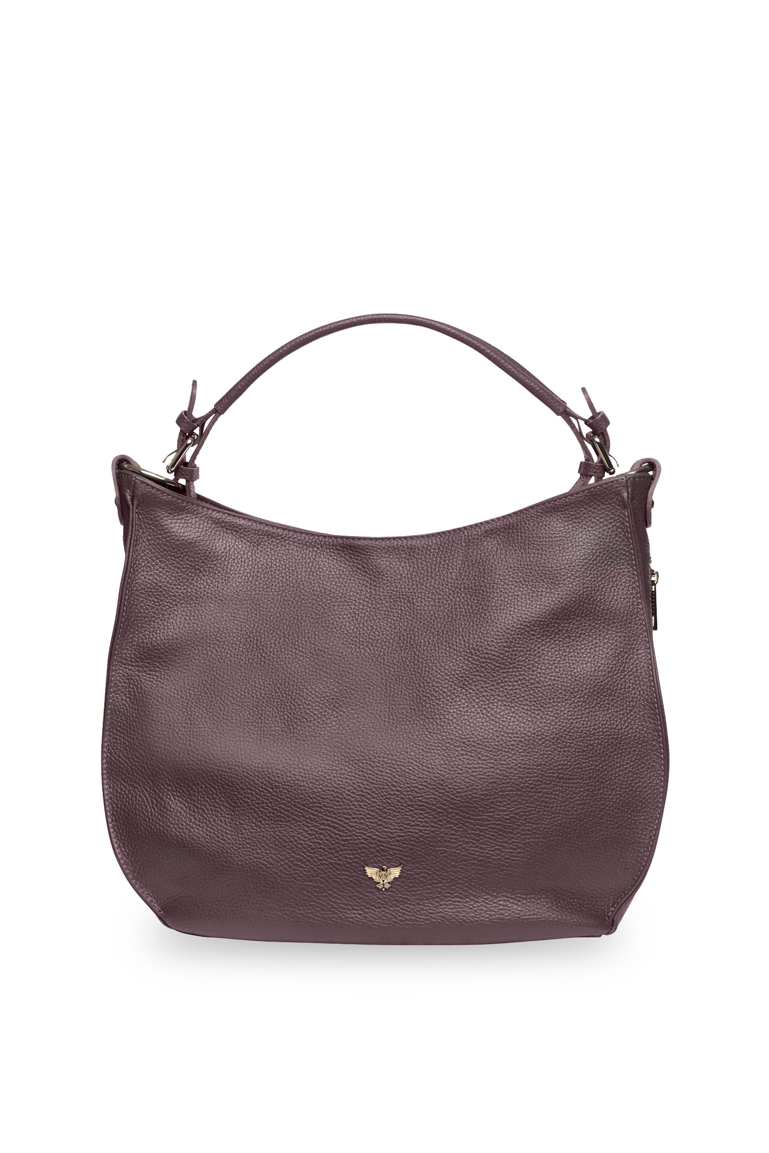 The Harriet Leather Bag, Alternate, color, Burgundy