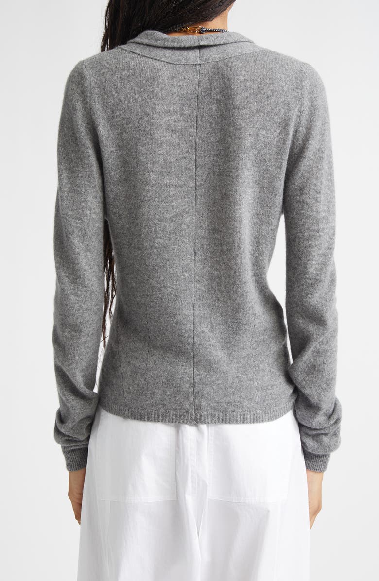 PLAN C Shawl Collar Cashmere Cardigan, Alternate, color, Grey