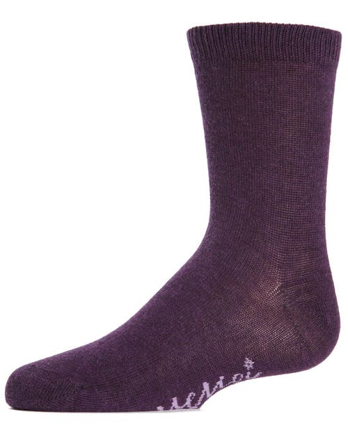 Memoi Kids' Basic Cotton Blend Crew Socks