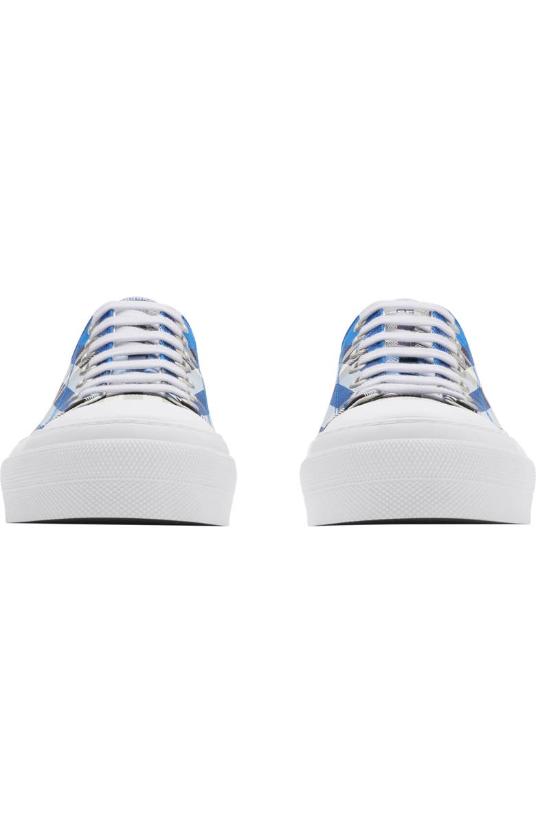 Burberry Jack Check Low Top Sneaker, Alternate, color, Hyacinth