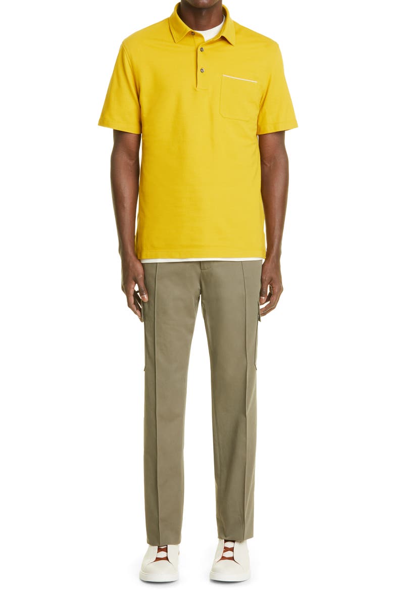 Cotton Cargo Joggers, Main, color, GREEN