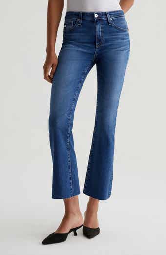 Farrah Mid Rise Crop Bootcut Jeans