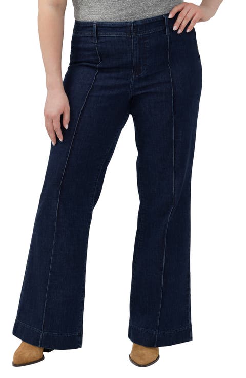Suki High Waist Wide Leg Trouser Jeans