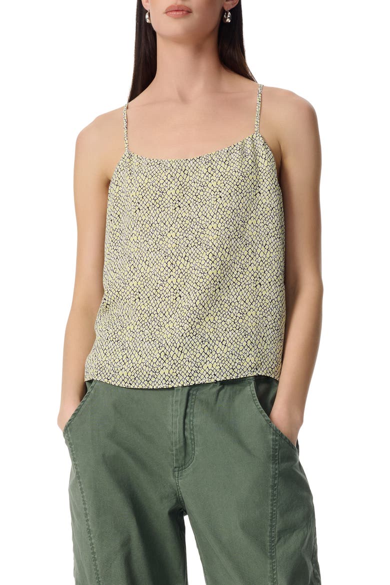 Brennan Embellished Camisole, Main, color, PALE GREEN SNAKE
