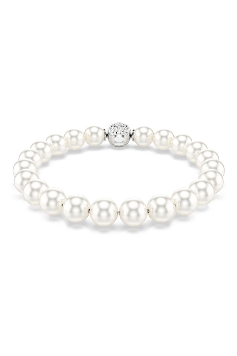 Matrix Bracelet, Alternate, color, WHITE/ SILVER