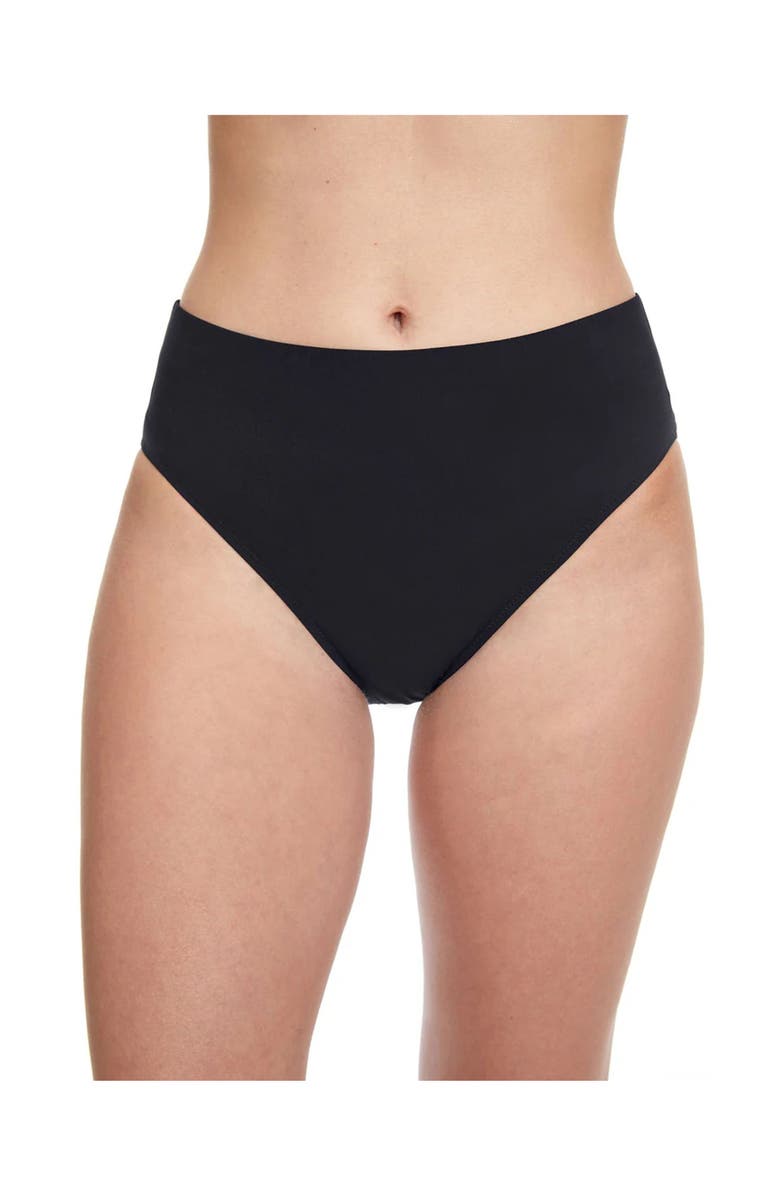 Profile by Gottex Tutti Frutti Mid Waist Swim Bottom, Main, color, Black