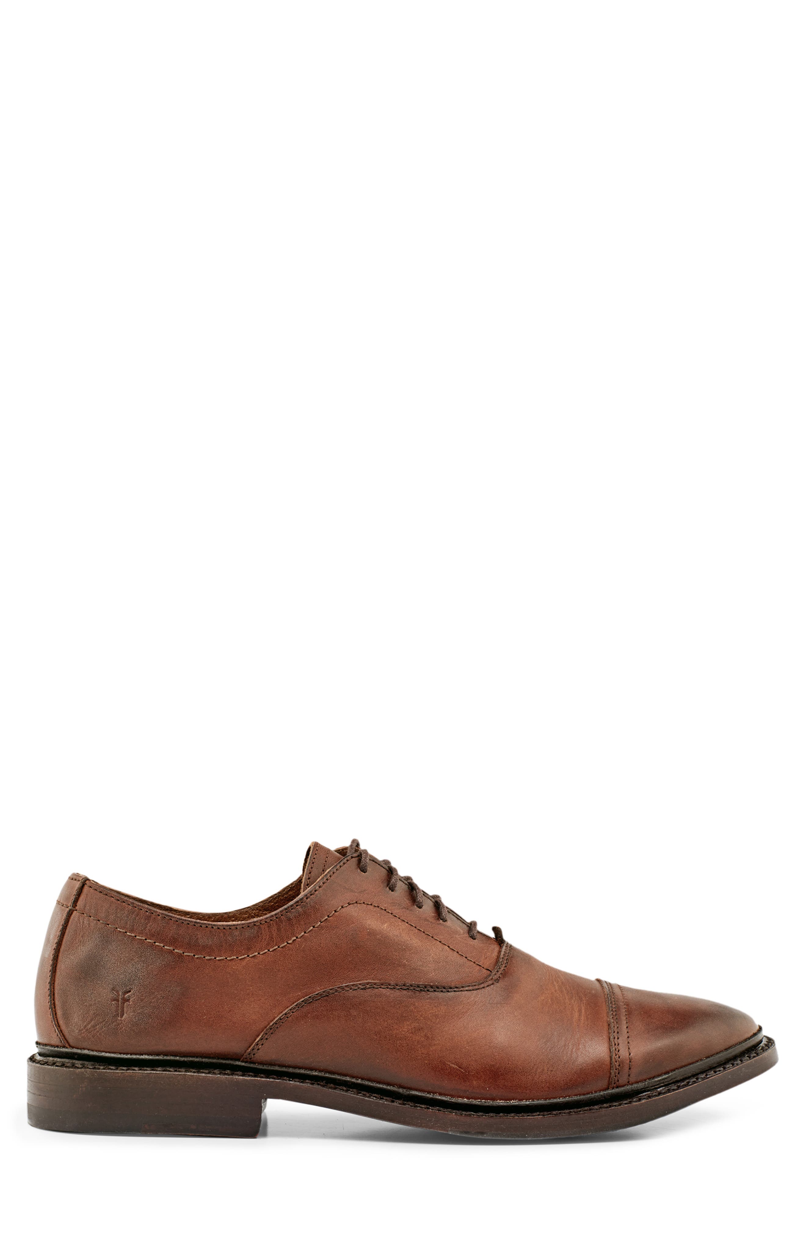 Frye Paul Bal Cap Toe Oxford, Alternate, color, Cognac