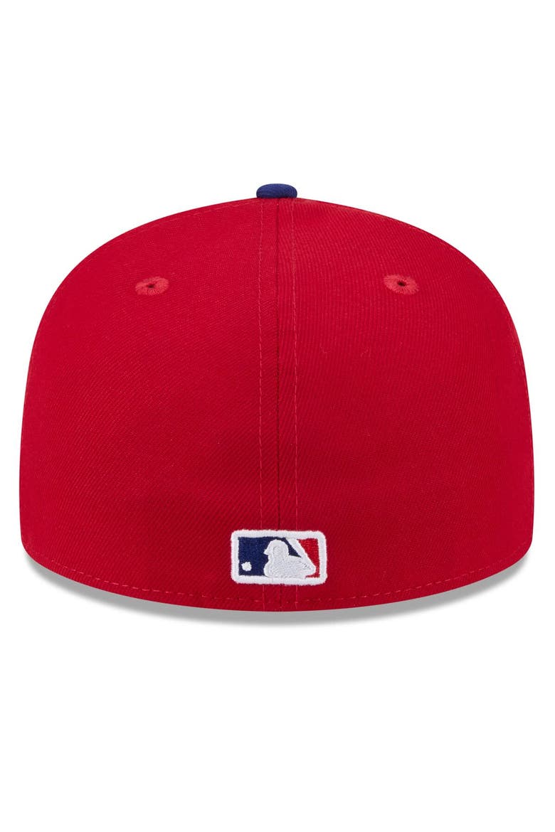 Men's New Era  Red/Royal Philadelphia Phillies 2026 Spring Training Low Profile 59FIFTY Fitted Hat, Alternate, color, Red