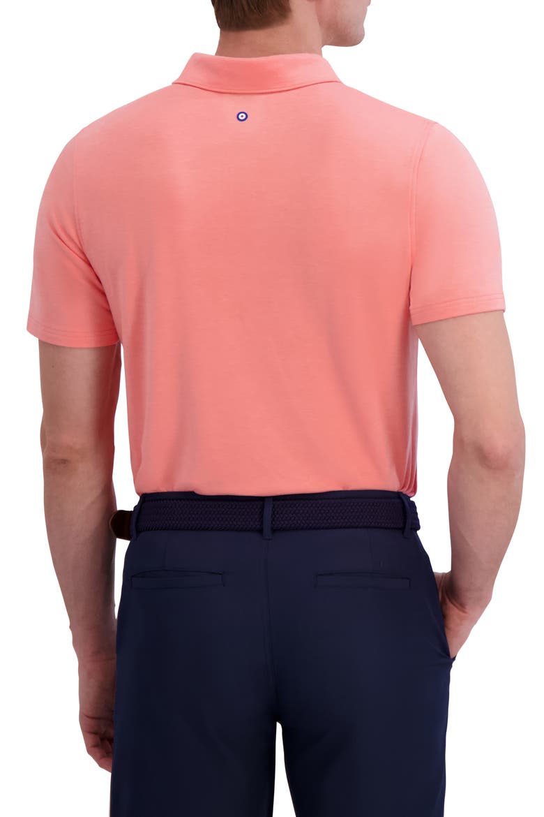 Terry Tech Jersey Golf Polo, Alternate, color, CORAL