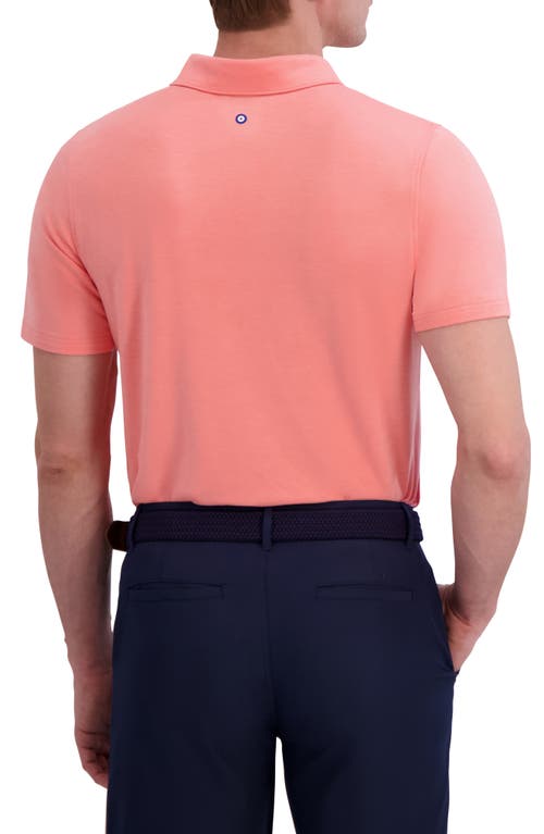 Ben Sherman Terry Tech Jersey Golf Polo In Orange