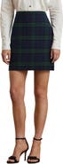 Lauren Ralph Lauren Plaid Twill Pencil Miniskirt