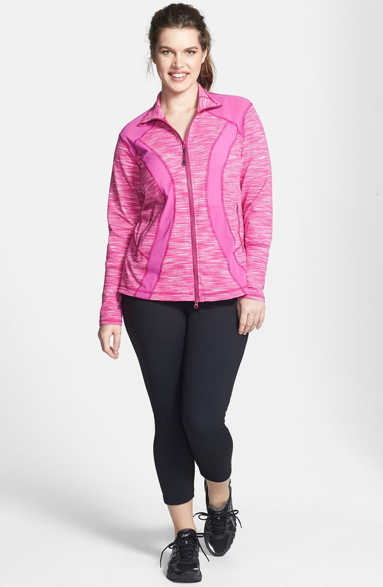 Zella 'Streamline' Slim Fit Capri Leggings, Alternate, color, 