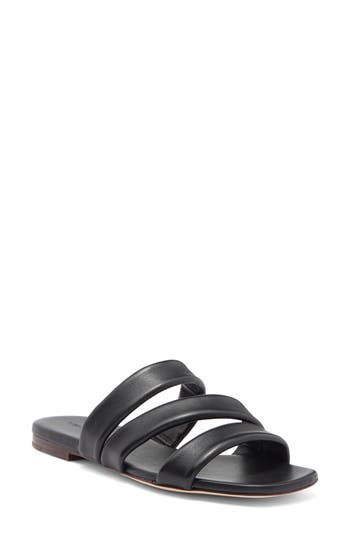 Vince Dallas Slide Sandal In Black