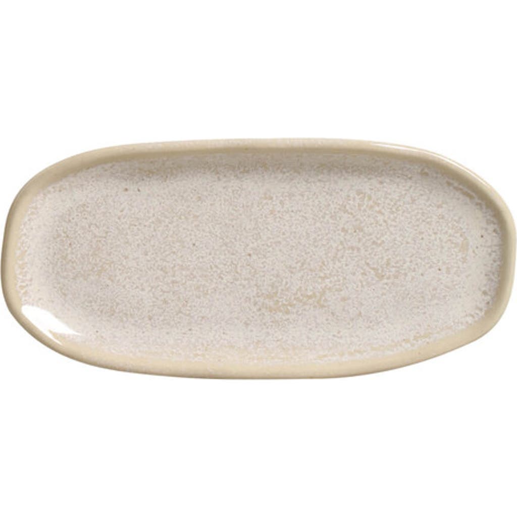 Porto Brasil Shallow Organic Oval Platter Mini Set Of 4 In Brown