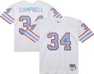 Mitchell & Ness Men's Mitchell & Ness Earl Campbell White Houston Oilers 1979 Legacy Replica Jersey