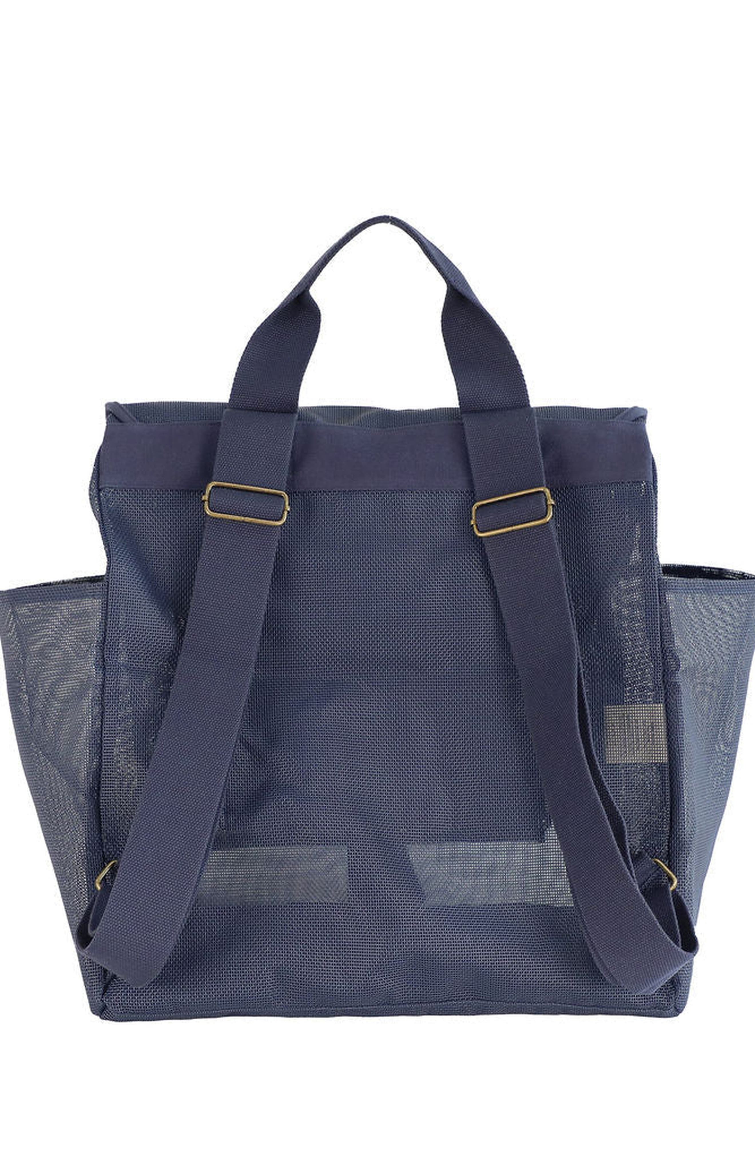 Beach Hauler Mesh Backpack, Alternate, color, Deep Sea Navy