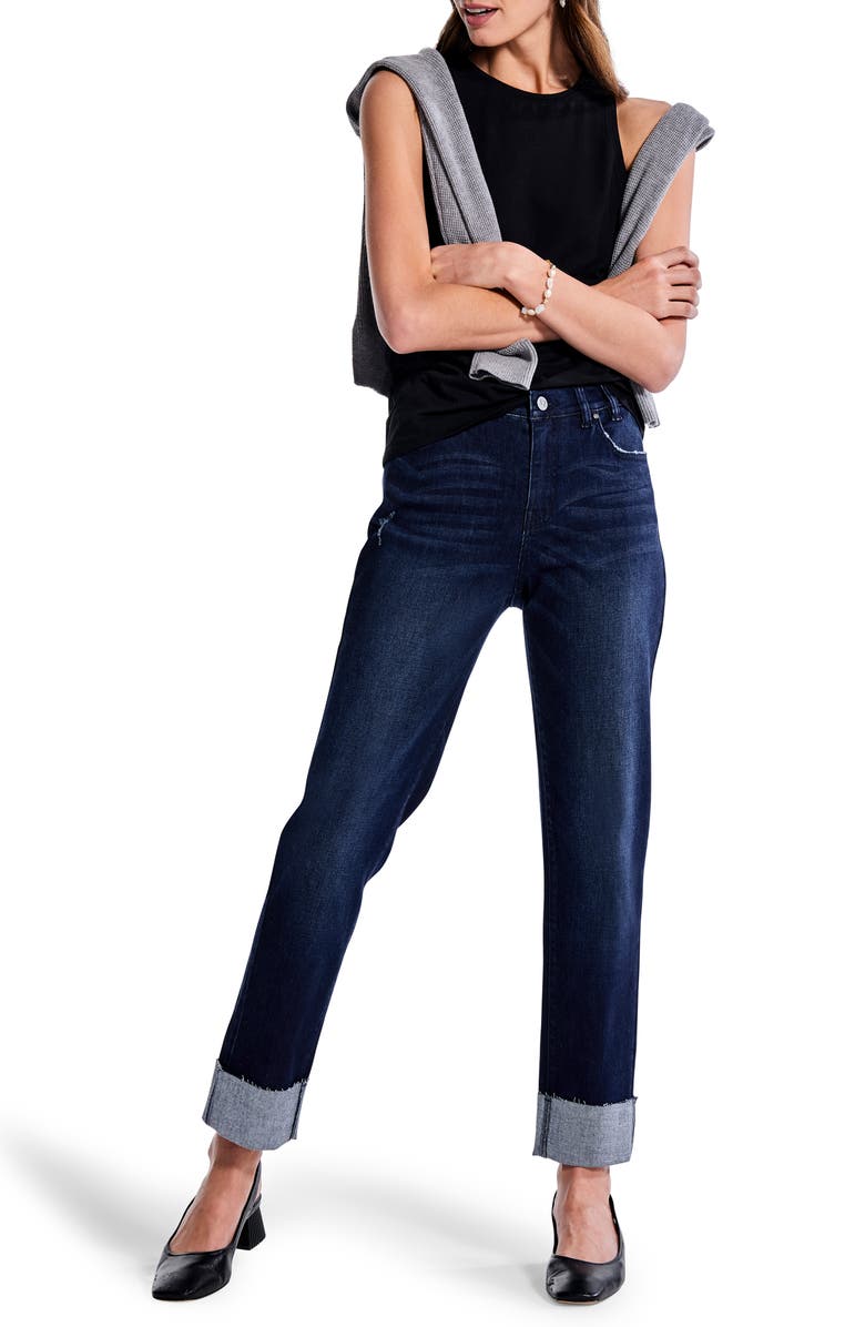 NIC+ZOE Perfect High Neck Tank, Alternate, color, Black Onyx