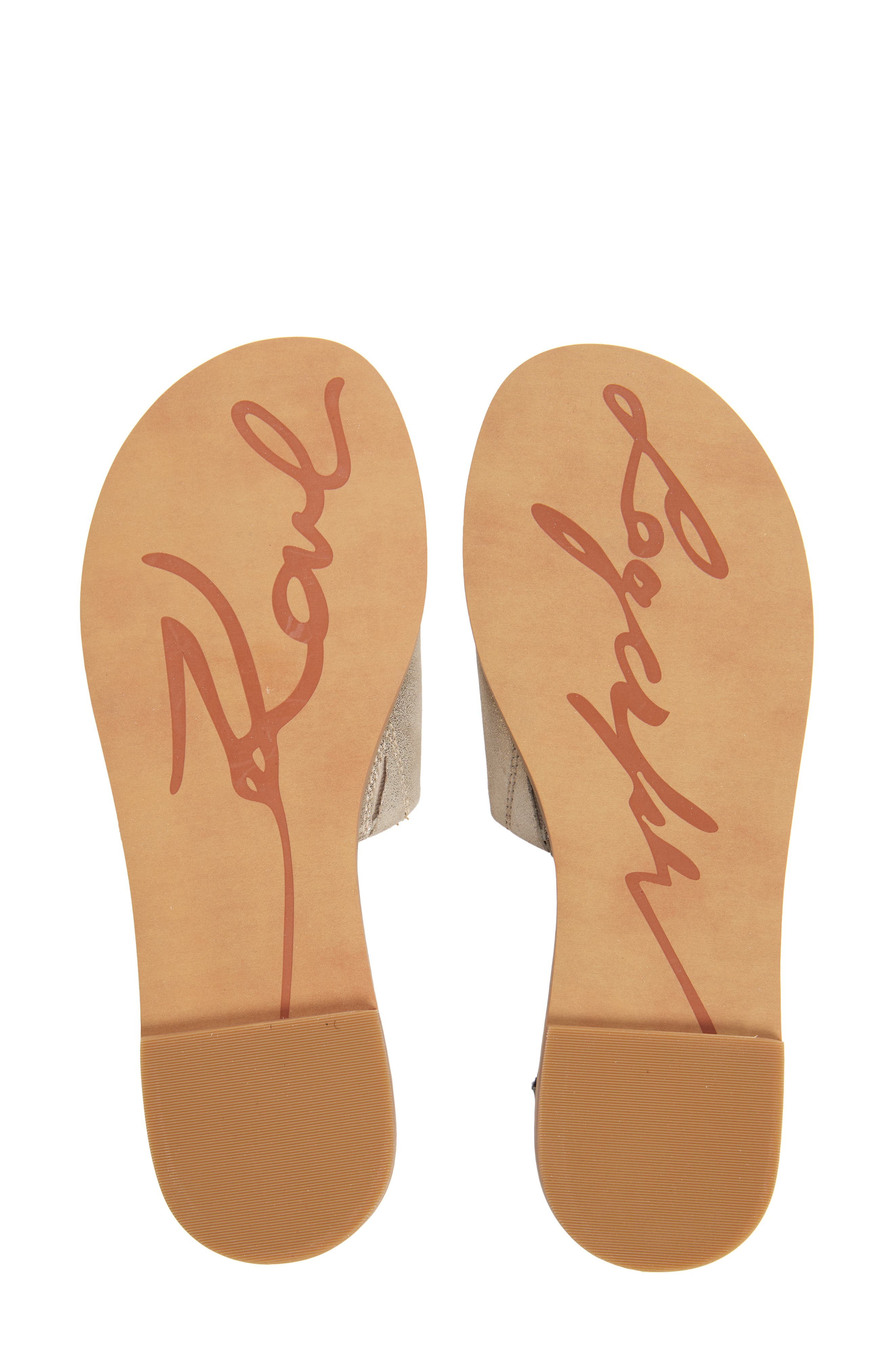 KARL LAGERFELD PARIS Gloria Flat Slide Sandal, Alternate, color, Champagne