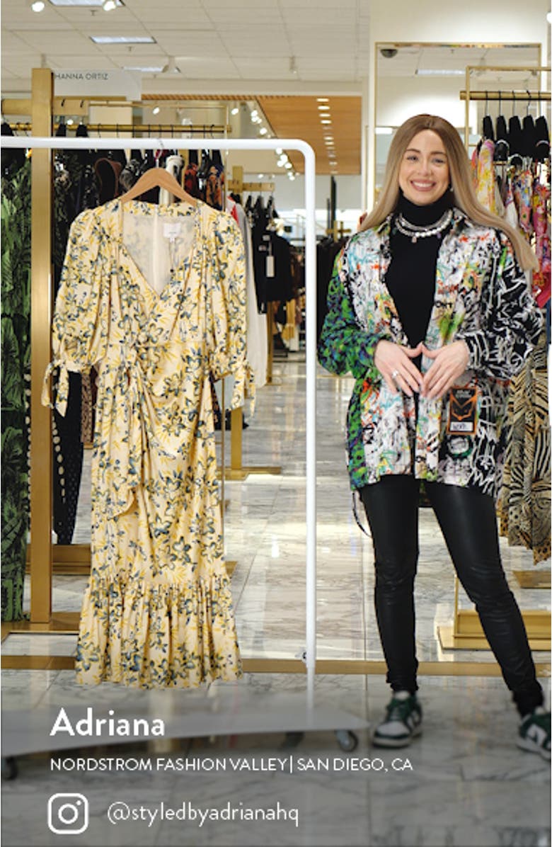 Kerstin Floral Midi Dress, sales video thumbnail