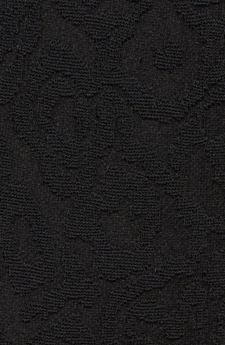 St. John Collection Leopard Jacquard Knit Dress, Alternate, color, 