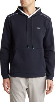 BOSS Soody Colorblock Logo Graphic Hoodie