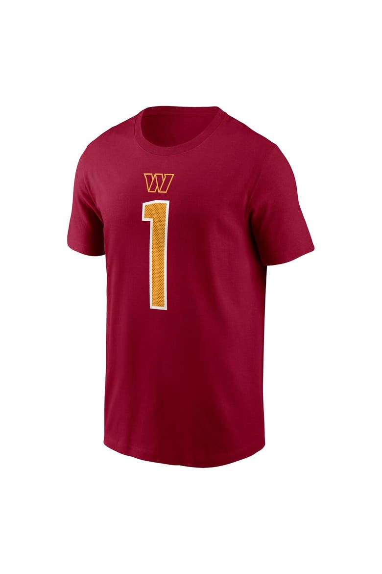 Men's  Nike Deebo Samuel Sr Burgundy Washington Commanders Name & Number T-Shirt, Alternate, color, Burgundy