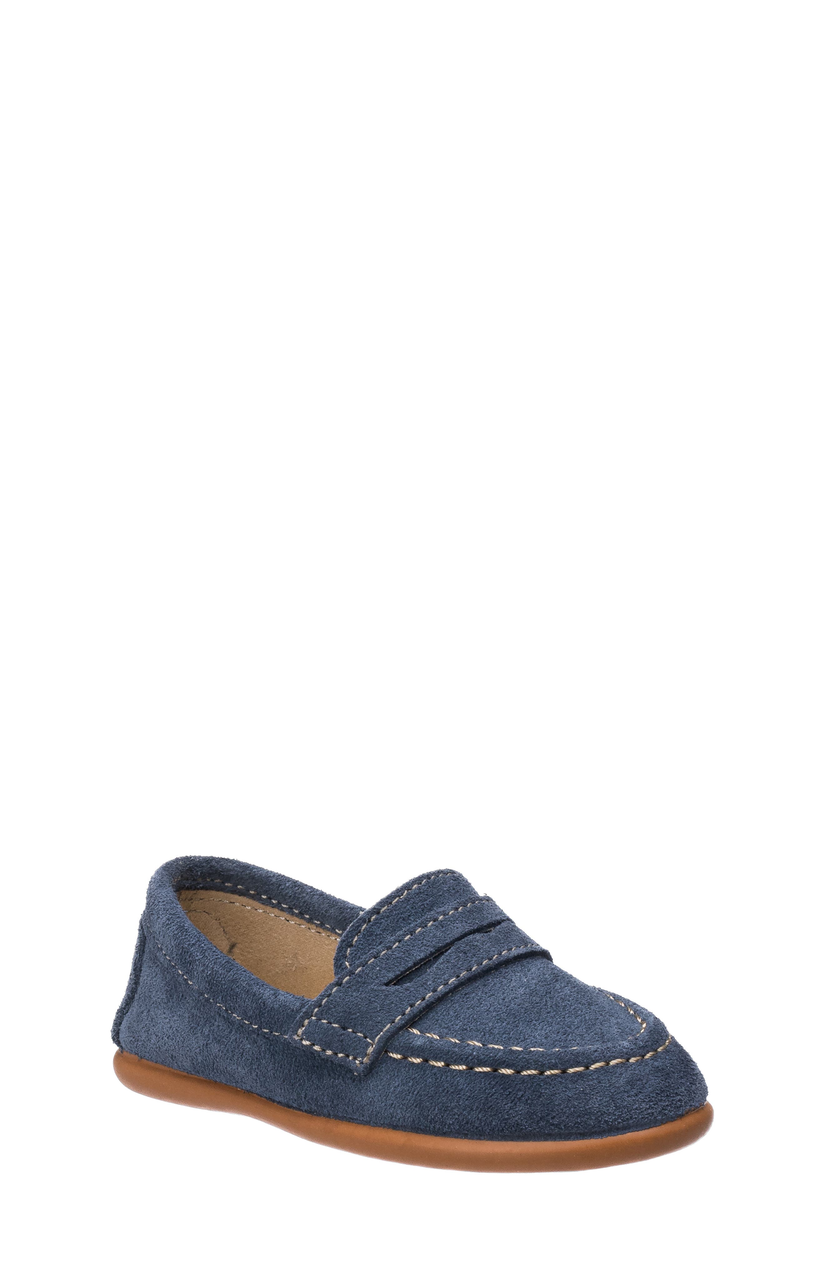 Elephantito Kids' Penny Loafer, Main, color, Denim