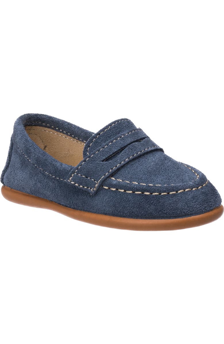 Elephantito Kids' Penny Loafer, Main, color, Denim