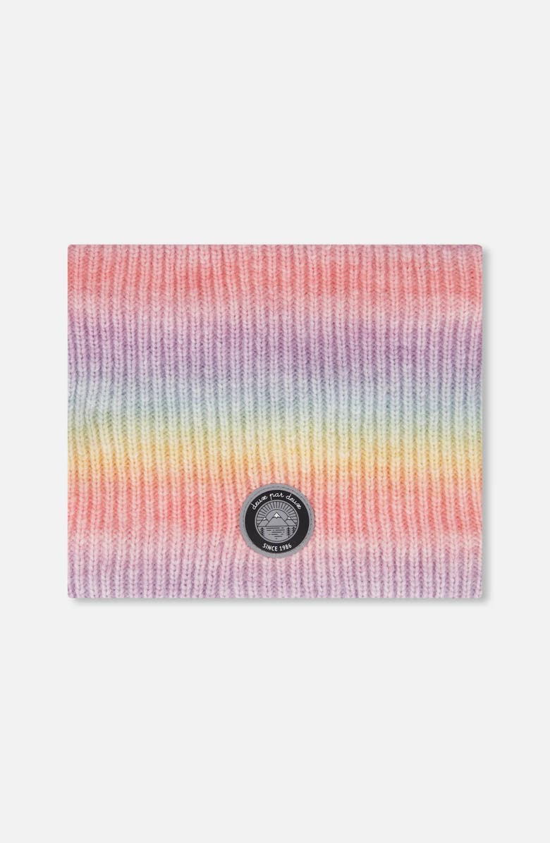Deux par Deux Lined Knit Neckwarmer Multicolor, Main, color, 