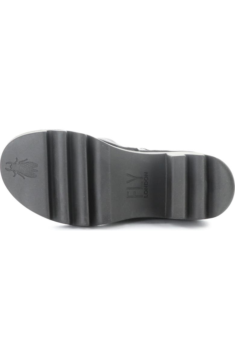 Fly London Tulp Lug Sole Platform Bootie, Alternate, color, Black