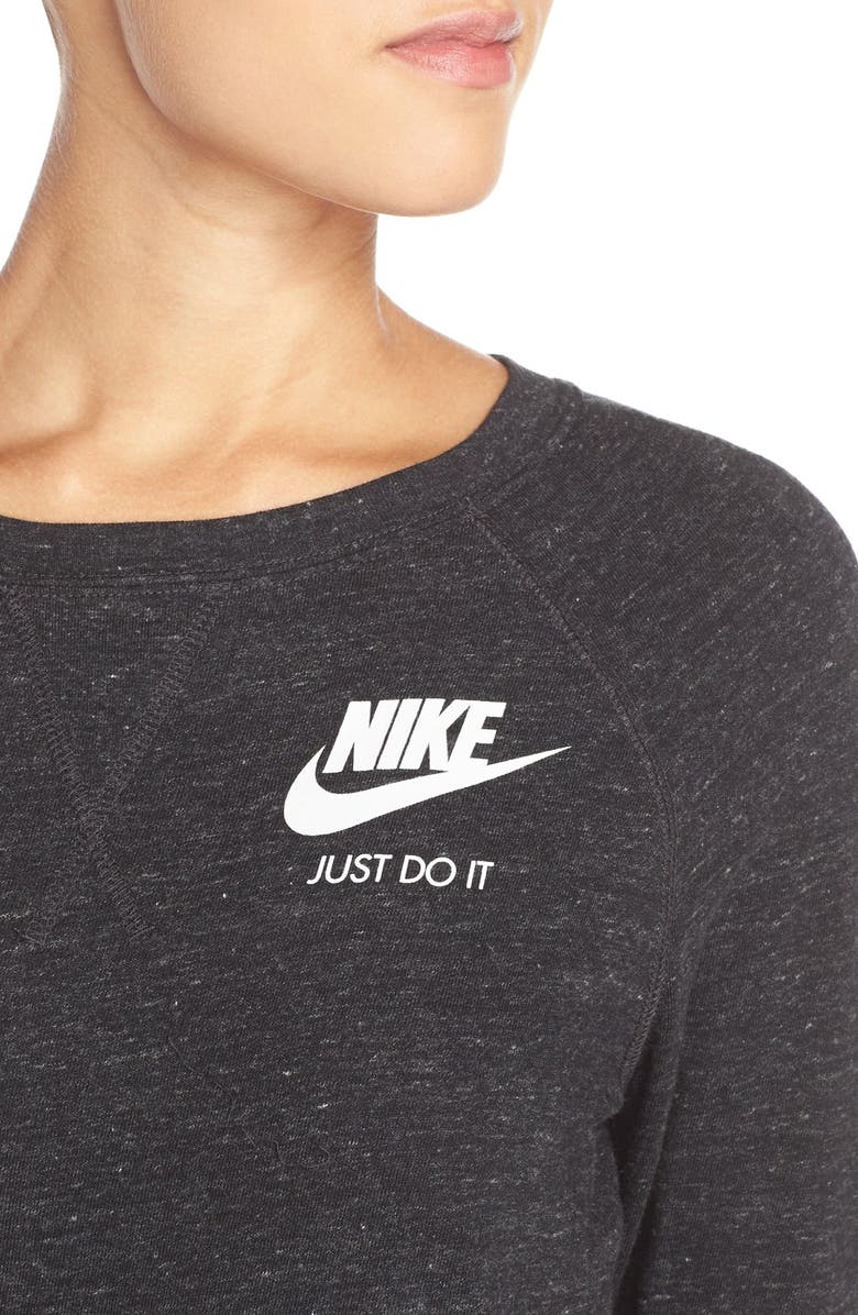 Nike 'Gym' Crewneck Sweatshirt, Alternate, color,