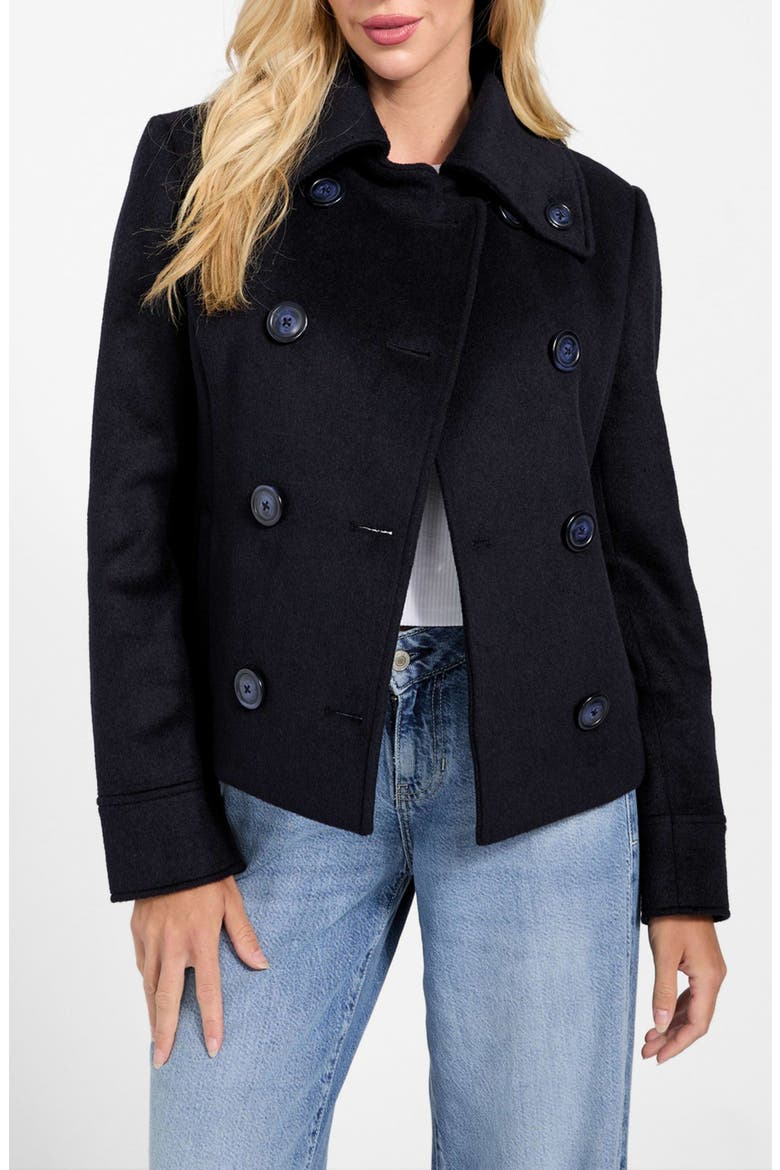 Melissa Crop Melton Peacoat, Main, color, MEDIUM BLUE