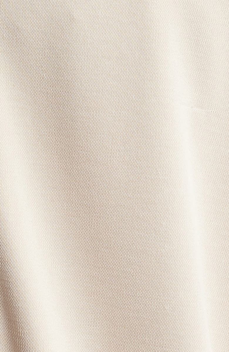 Johnston & Murphy Vintage Wash Knit Button-Up Shirt, Alternate, color, Tan