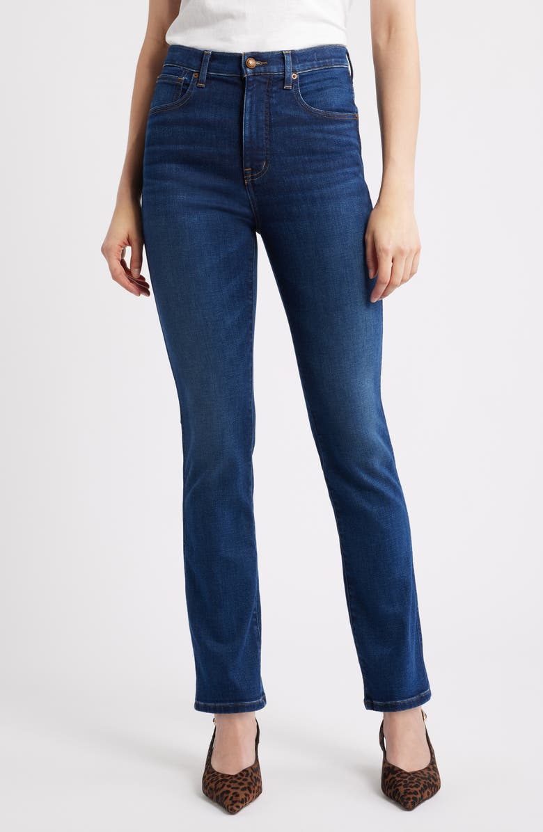 Madewell The Pencil High Waist Jeans, Main, color, Pipestone Wash