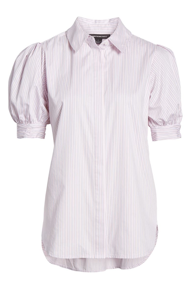 Something Navy Puff Sleeve Top, Alternate, color, 