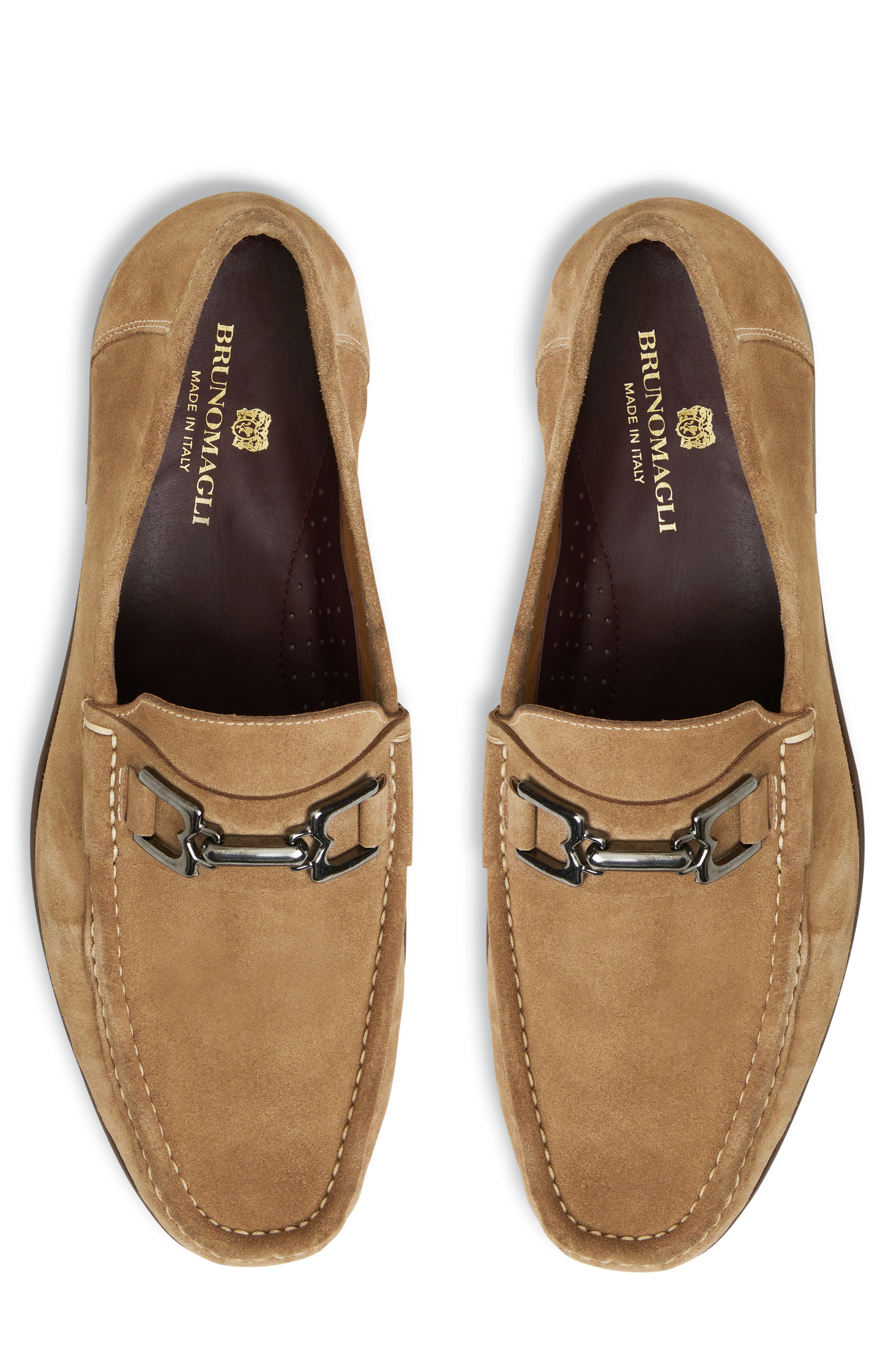 Bruno Magli Trieste Bit Loafer, Alternate, color, Taupe Suede