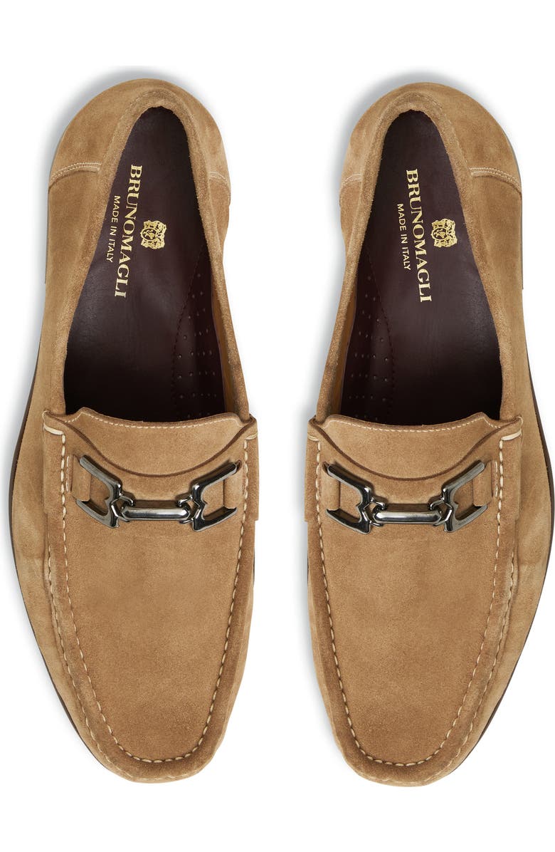 Bruno Magli Trieste Bit Loafer, Alternate, color, Taupe Suede