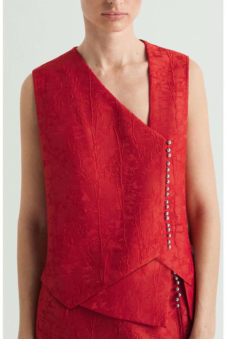 Jac Asian Vest, Main, color, Red