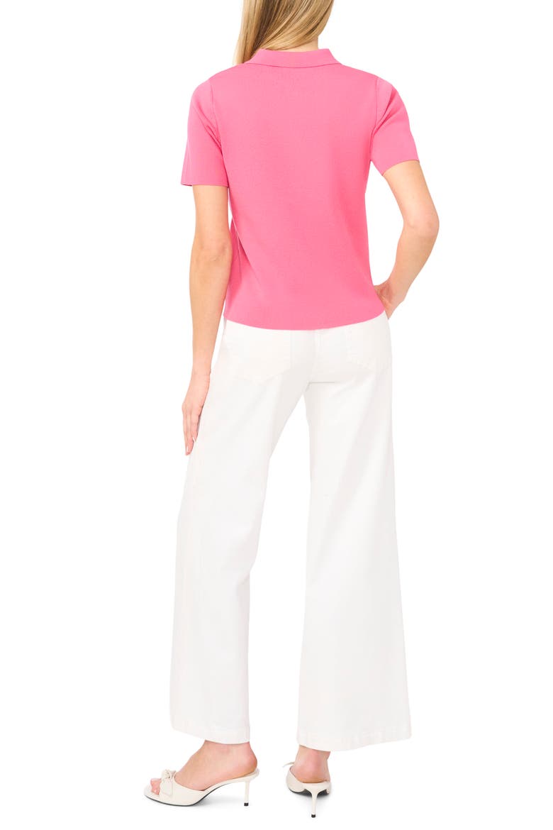 Ronni Polo Sweater, Alternate, color, PENELOPE PINK