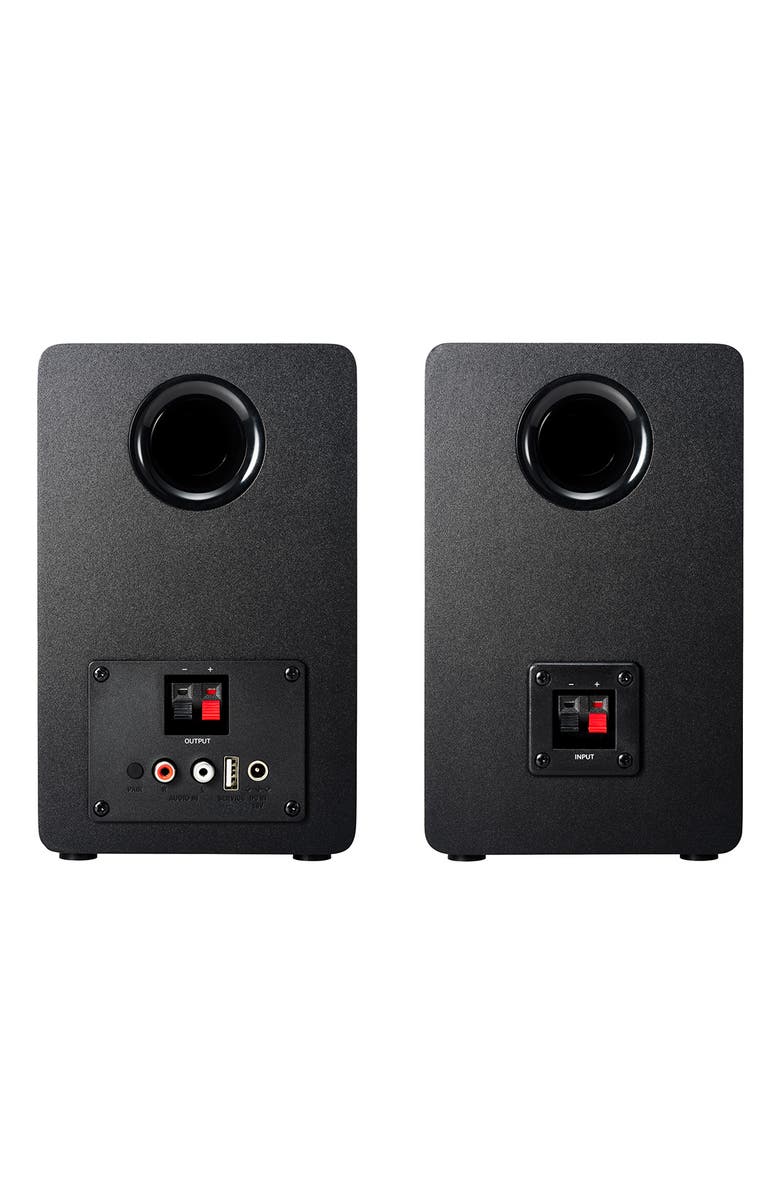 Audio-Technica AT-SP3X Powered Bluetooth Bookshelf Speakers, Alternate, color, Black