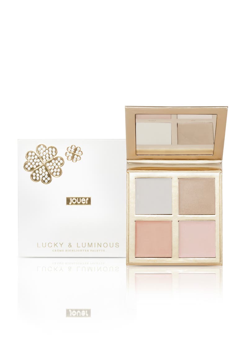 Lucky & Luminous Crème Highlighter Palette, Alternate, color, NO COLOR