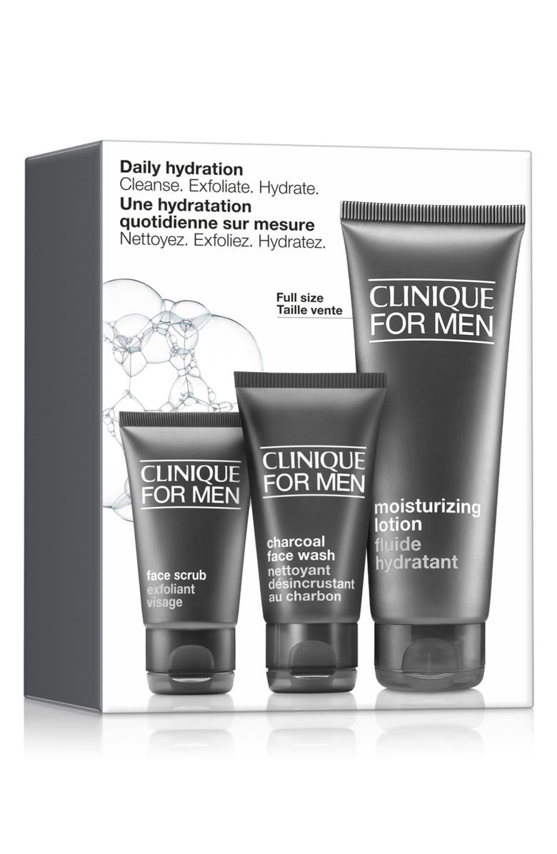 Clinique Daily Hydration Men's Skincare Set $54 Value, Alternate, color,