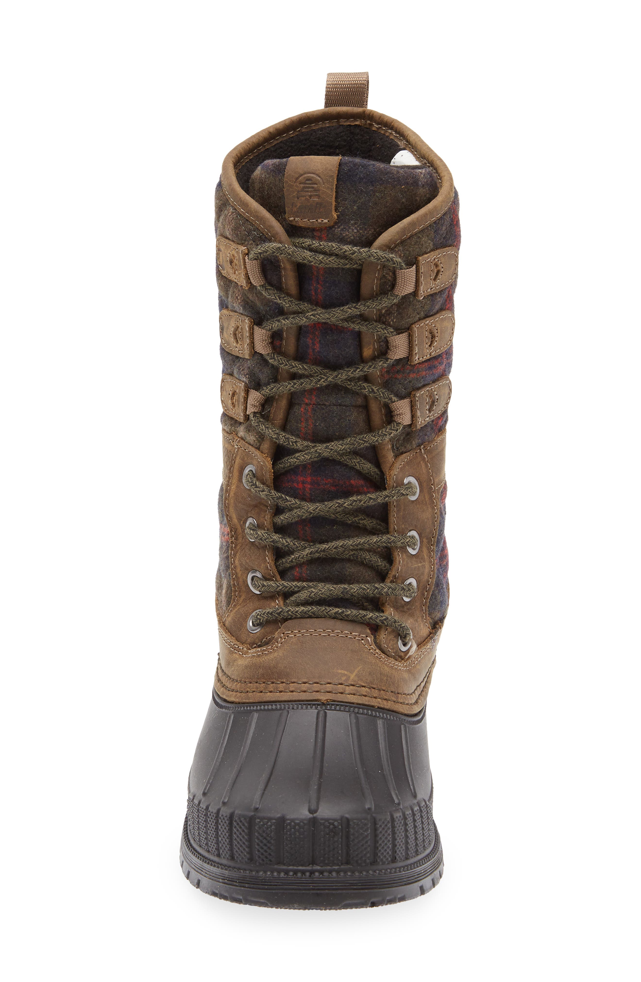 Kamik Sienna 3 Waterproof Lace-Up Boot, Alternate, color, Fossil