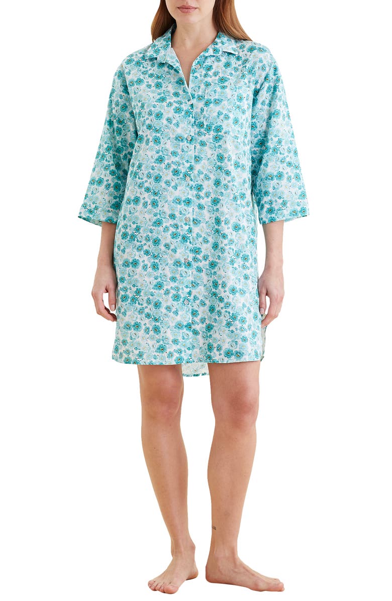 Papinelle Florence Cotton Voile Nightshirt, Main, color, 